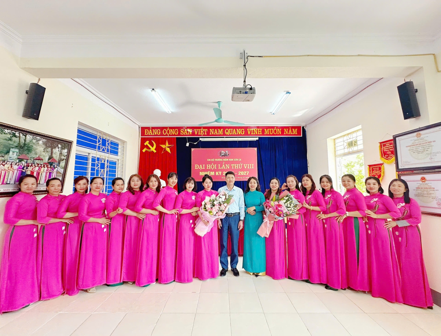 Chi bộ trường Mầm non Sơn Ca TP Điện Biên Phủ tổ chức Đại hội chi bộ nhiệm kỳ 2025-2027